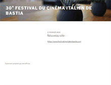 Tablet Screenshot of festivalcineitalien.fr
